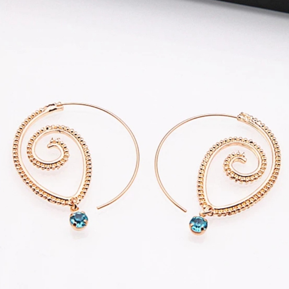 Gypsy Boho Fun Fashion Lightweight Earrings Gem - Picture 5 of 6